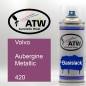Preview: Volvo, Aubergine Metallic, 420: 400ml Sprühdose, von ATW Autoteile West.